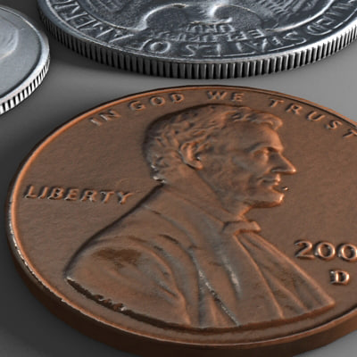 c4d photo realistic coins - US Coins Collection C4d... by Marketing Arts Group